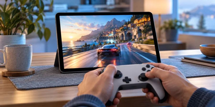 Für Gaming & anspruchsvolle Apps – symbolische Tablet-Nutzung