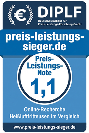 Siegel Preis Leistungs Note Airfryer