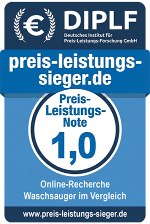Siegel Preis Leistungs Note Saugwischer
