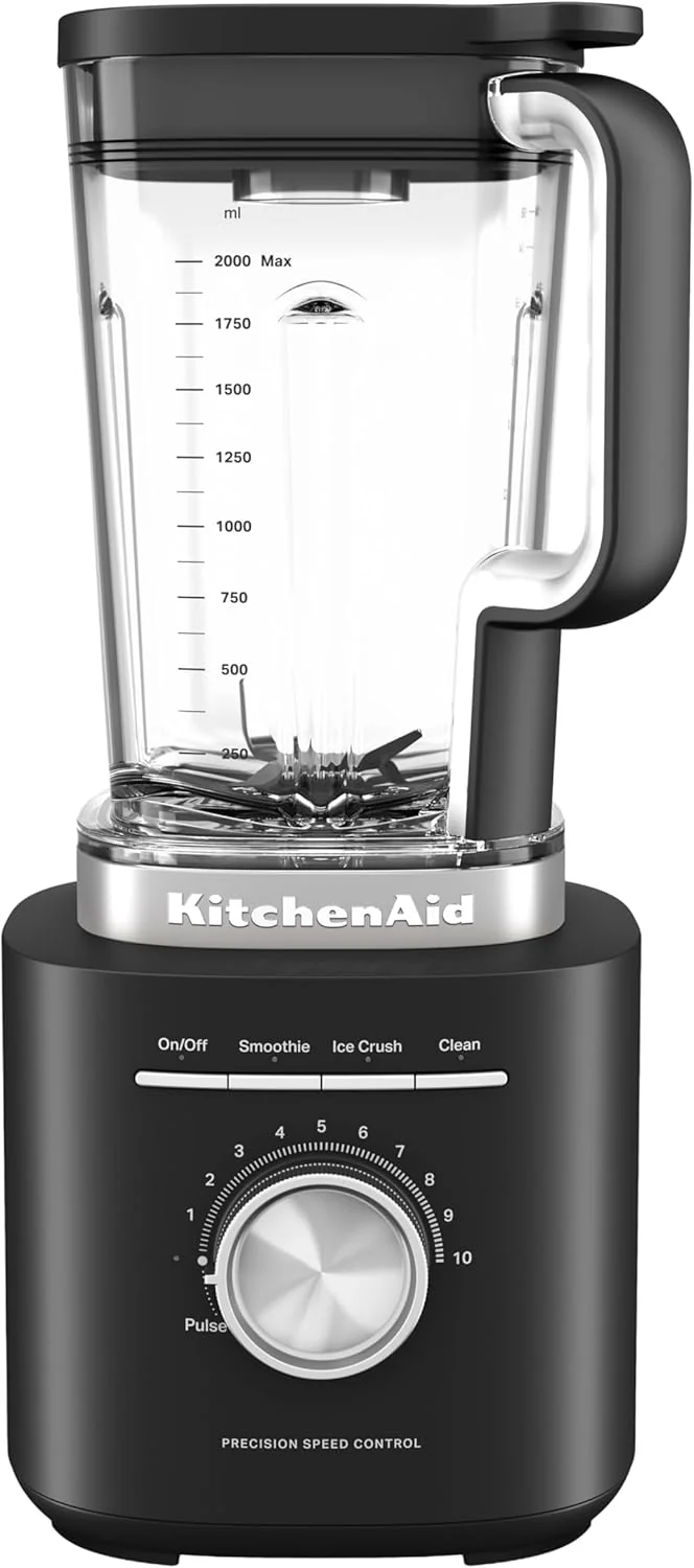 KitchenAid Pure Power 5KSB2073EBM in Matt Schwarz mit Tritan-Behälter