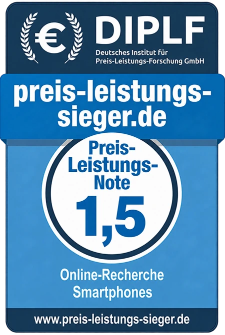 Preis-Leistungs-Note 1,5 – Smartphones