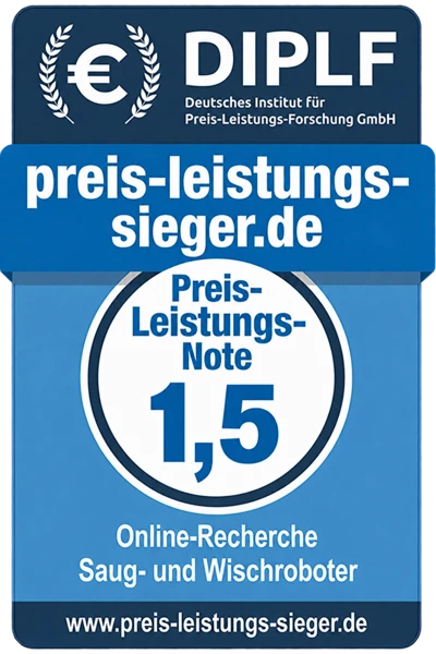 Preis-Leistungs-Note 1,5 – Saug- und Wischroboter