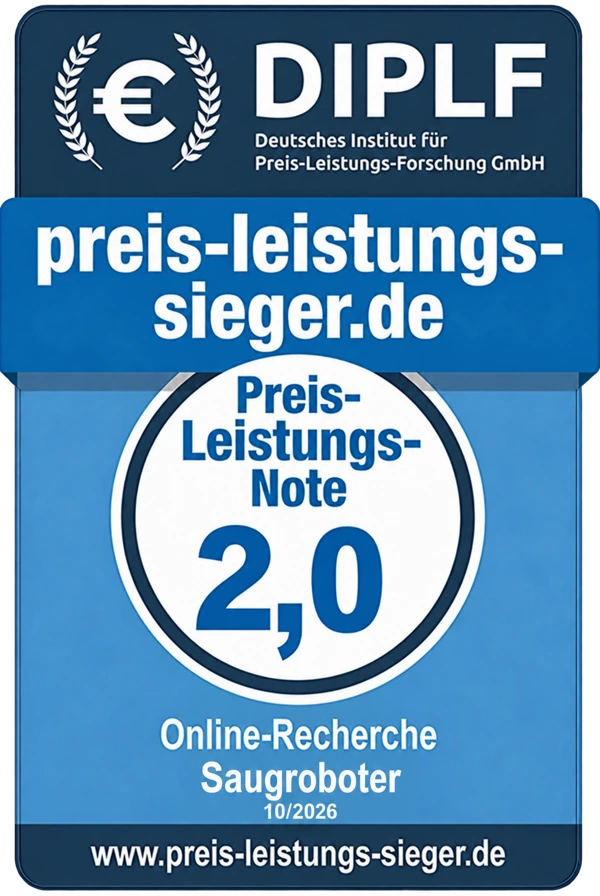 Preis-Leistungs-Note 2,0 – Saugroboter