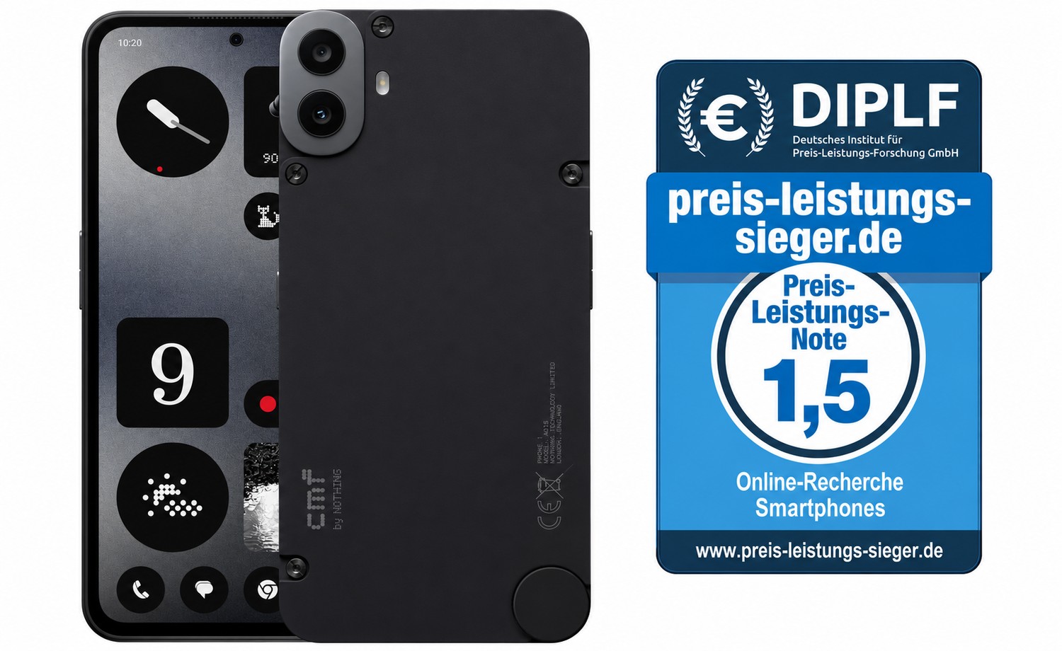 CMF Phone 1 mit unserem P/L-Siegel 1,5 – KI-gestützte Montage