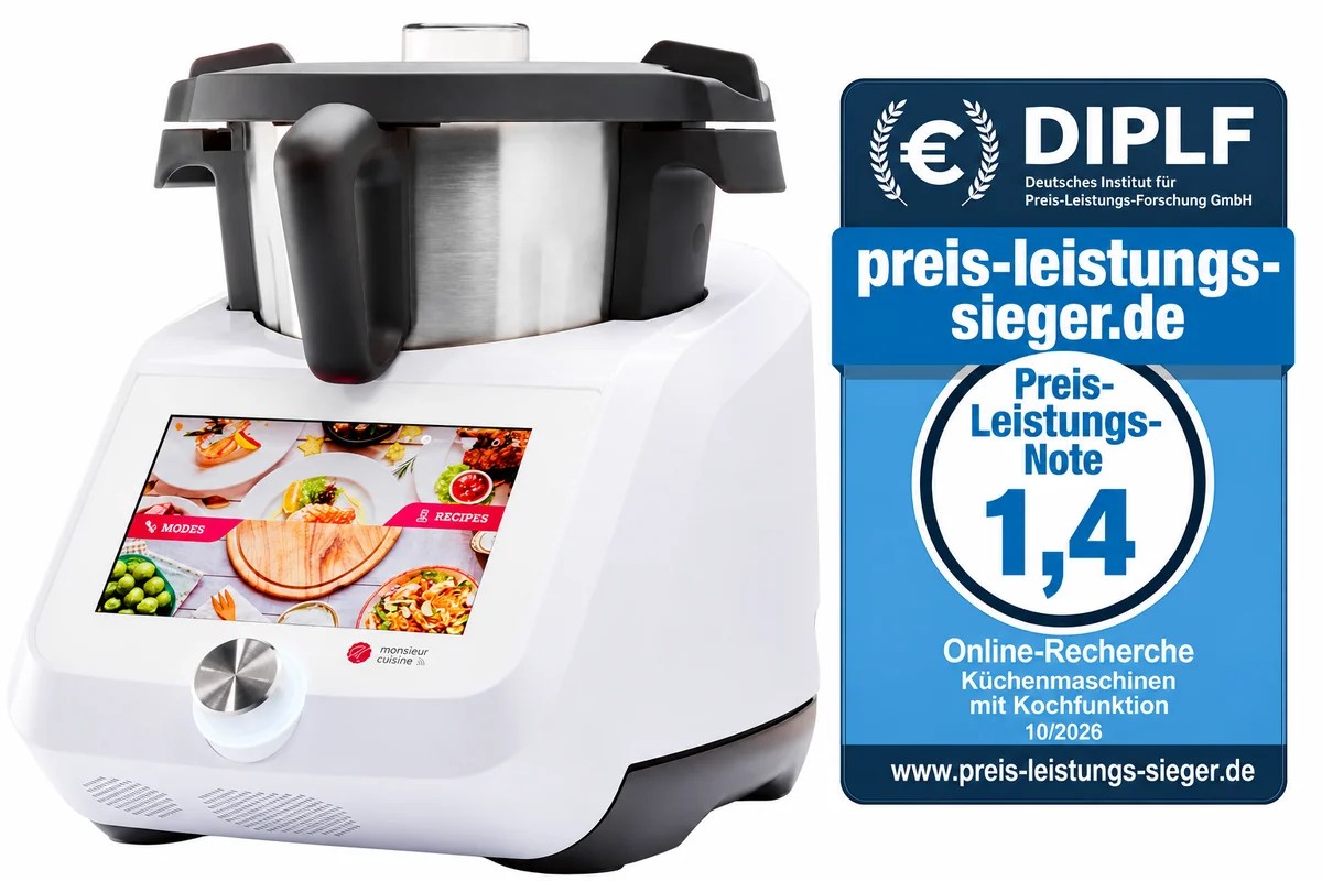 Monsieur Cuisine Smart mit eigenem P/L-Siegel 1,4 · KI-Illustration [32]
