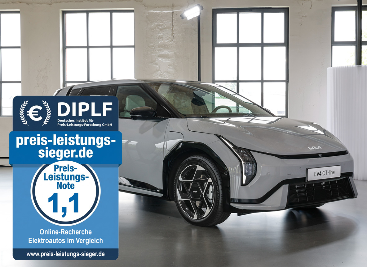 Preis-Leistungs-Sieger E-Autos: Kia EV4