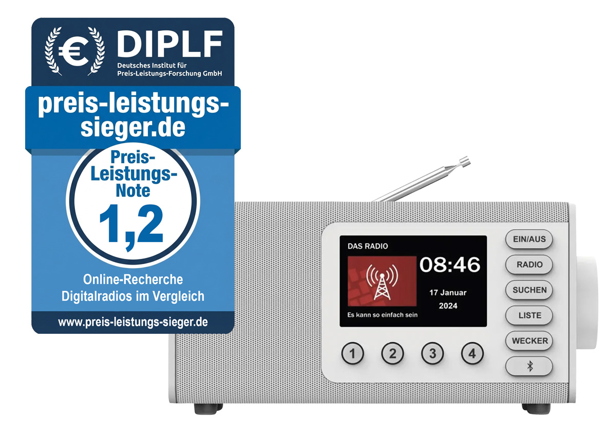 Preis-Leistungs-Sieger Küchenradios: Hama DR1001