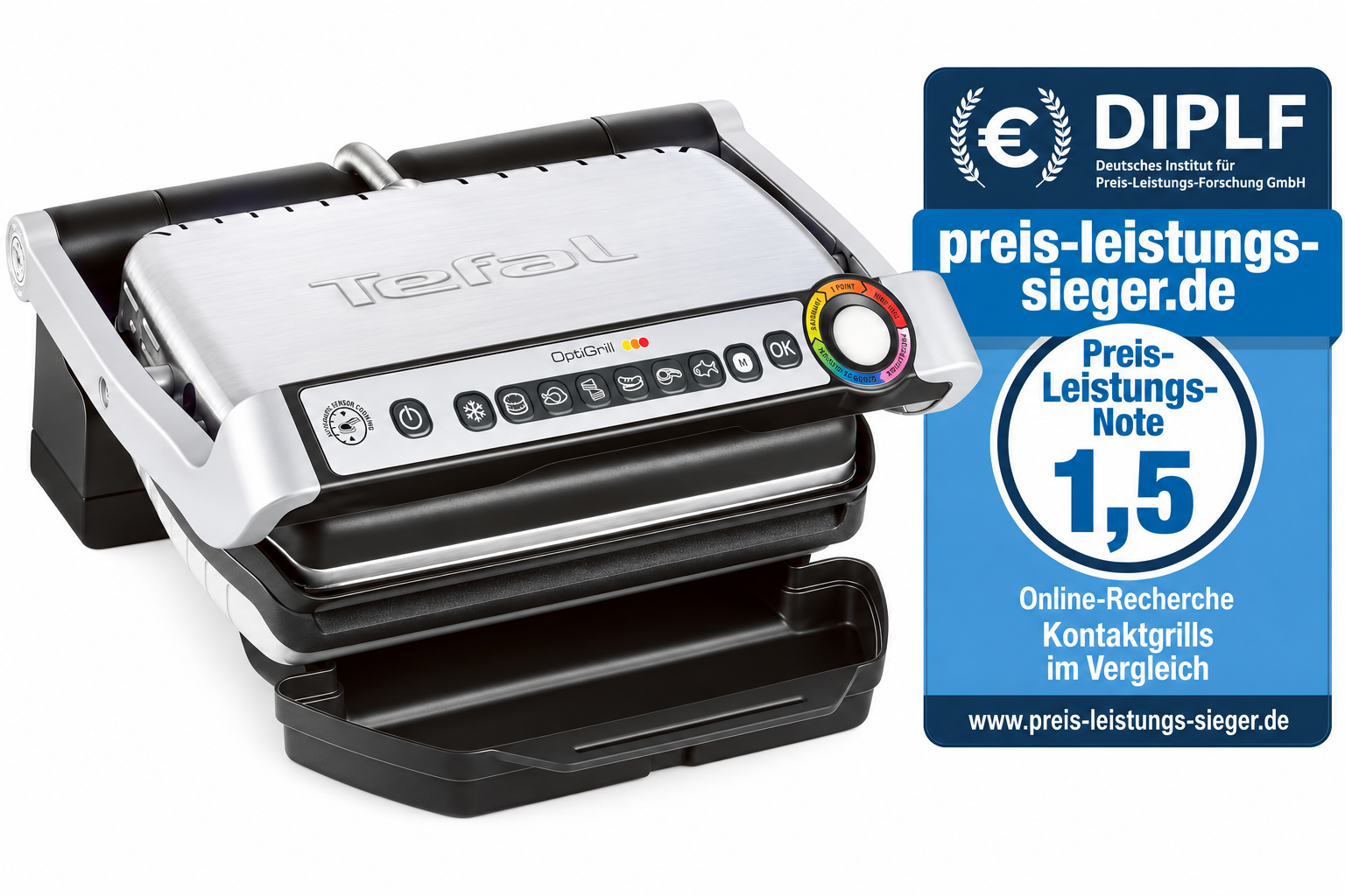 Tefal OptiGrill GC705D – Preis-Leistungs-Note 1,5 Sehr gut
